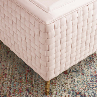 Resonate Performance Velvet Armchair, Velvet, Pink, 18785