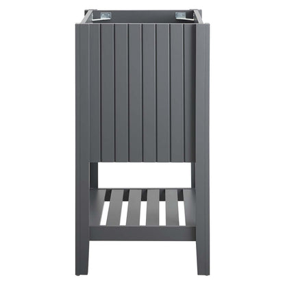 Prestige 23" Bathroom Vanity Cabinet (Sink Basin Not Included), Wood, Grey Gray, 18791