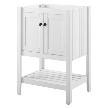 Prestige 23" Bathroom Vanity Cabinet (Sink Basin Not Included), Wood, White, 18792