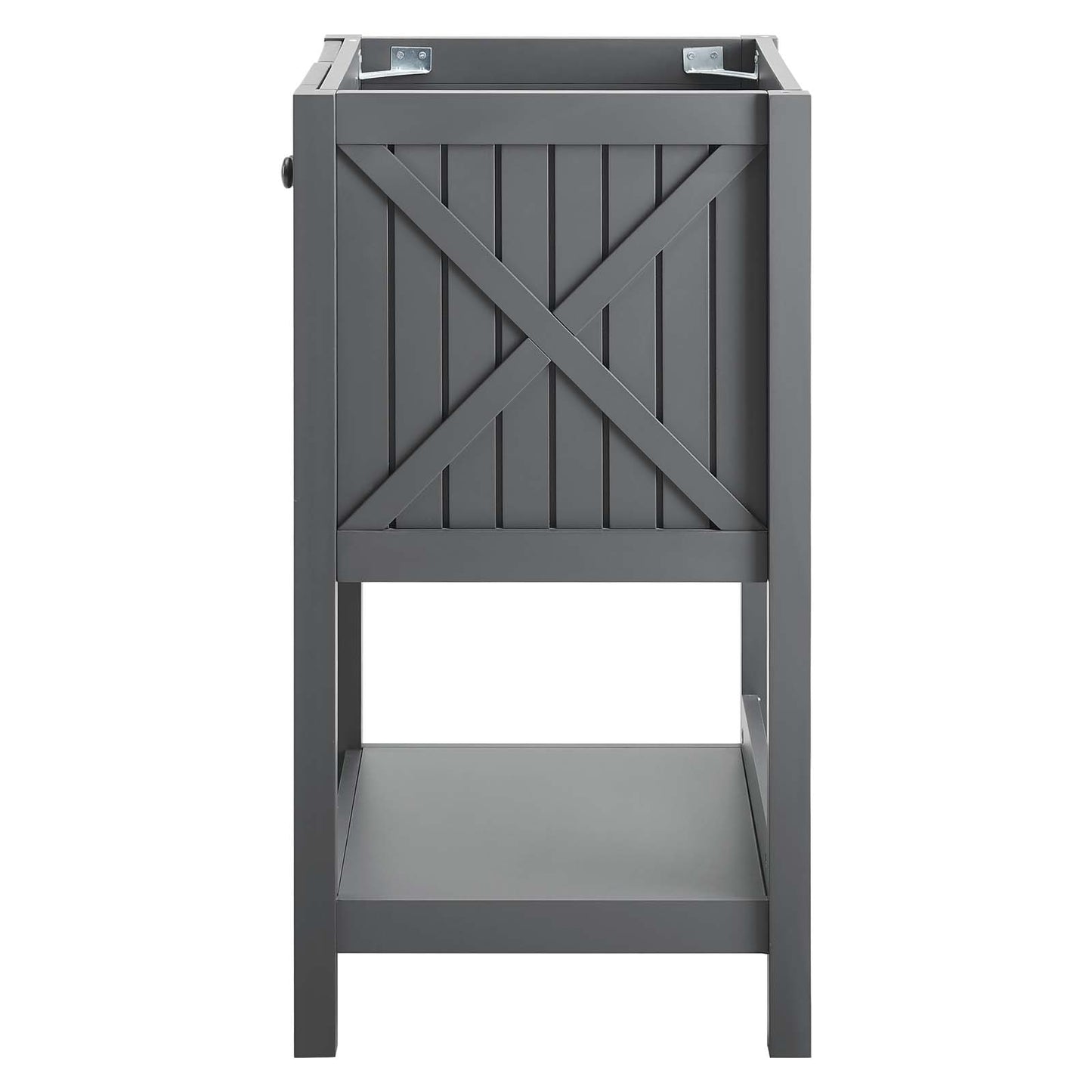 Steam 23" Bathroom Vanity Cabinet (Sink Basin Not Included), Wood, Grey Gray, 18823