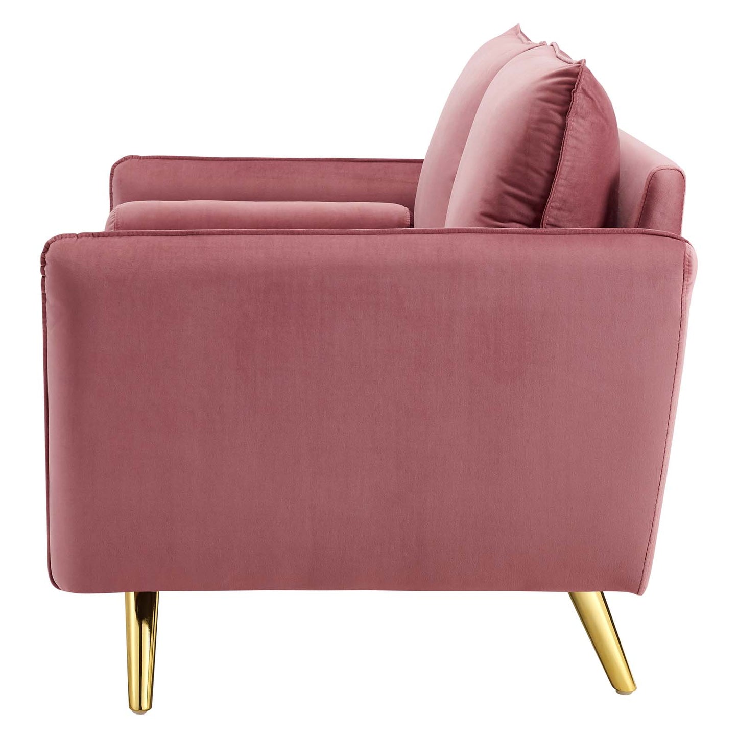 Revive Performance Velvet Loveseat, Velvet, Pink, 18944