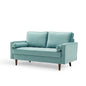 Valour Performance Velvet Loveseat, Velvet, Blue, 18970
