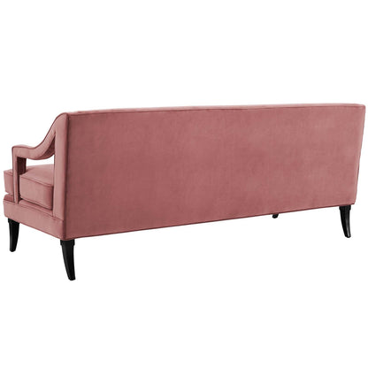 Concur Living Room Set Performance Velvet Set of 2, Velvet, Pink, 19029