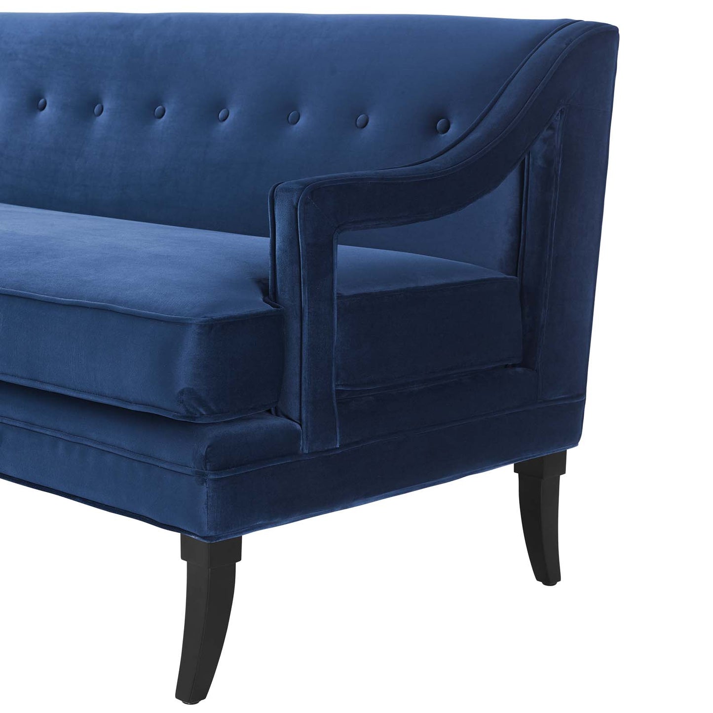Concur Living Room Set Performance Velvet Set of 2, Velvet, Blue Navy, 19033