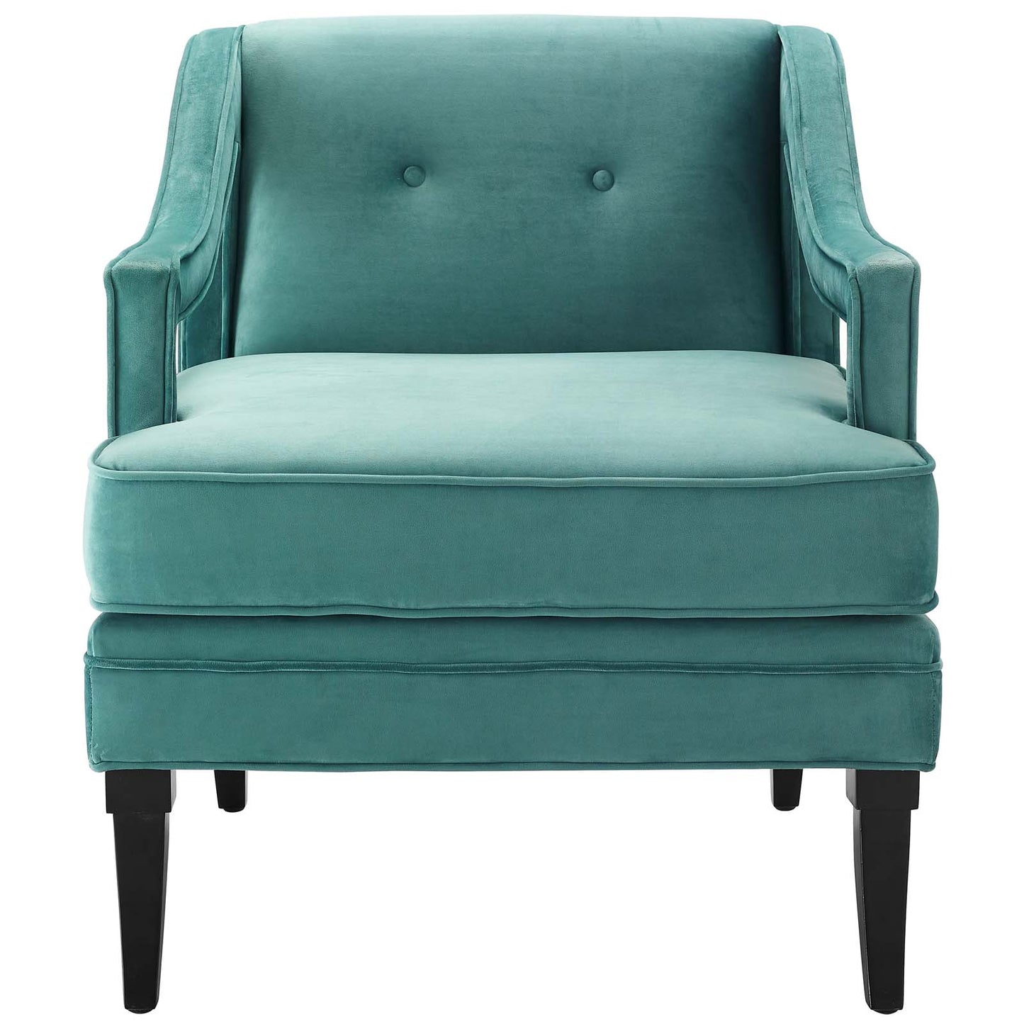 Concur Living Room Set Performance Velvet Set of 2, Velvet, Teal Blue, 19045