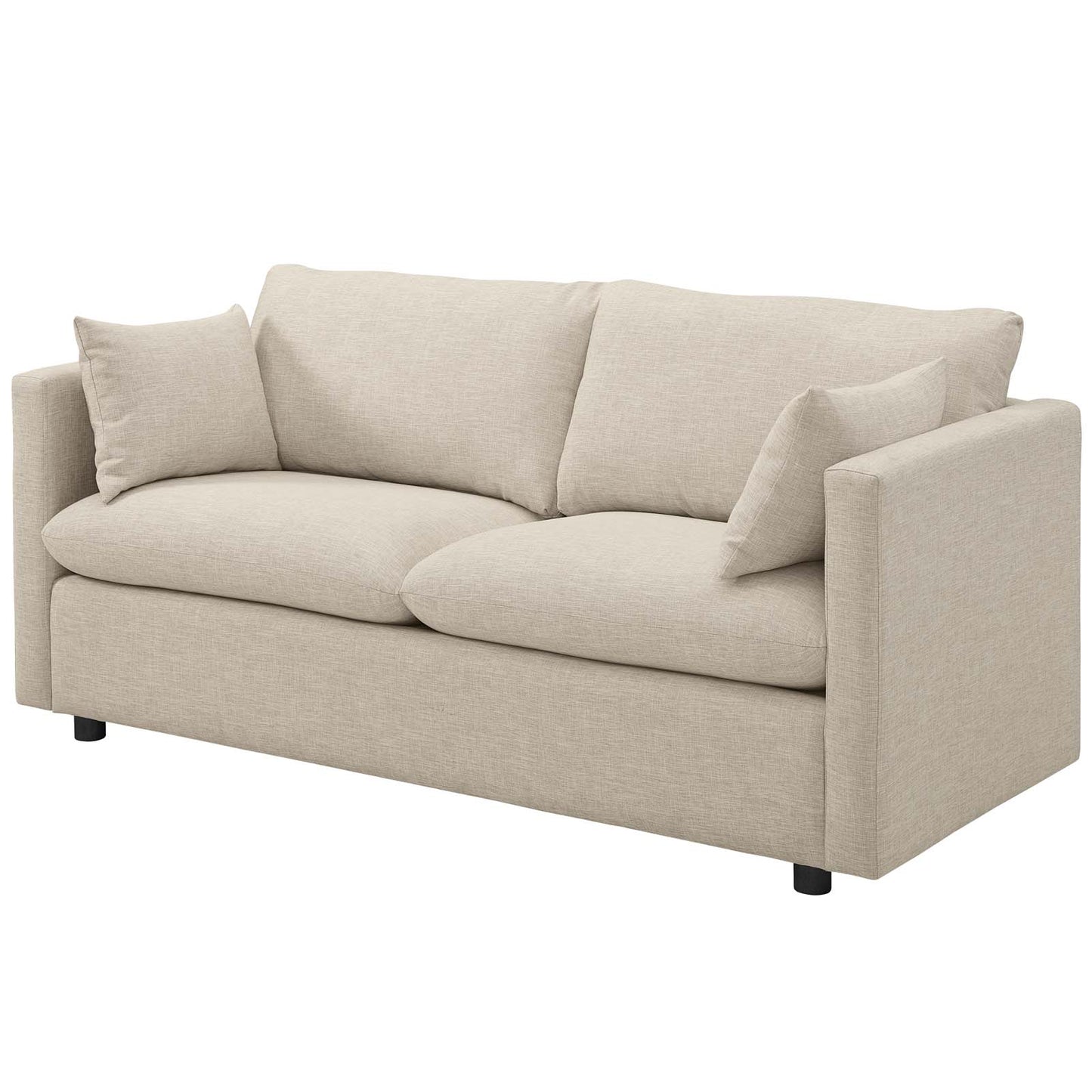 Activate 3 Piece Upholstered Fabric Set, Fabric, Beige, 19128