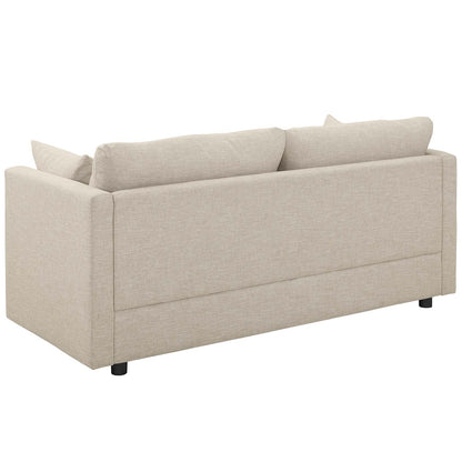 Activate 3 Piece Upholstered Fabric Set, Fabric, Beige, 19128