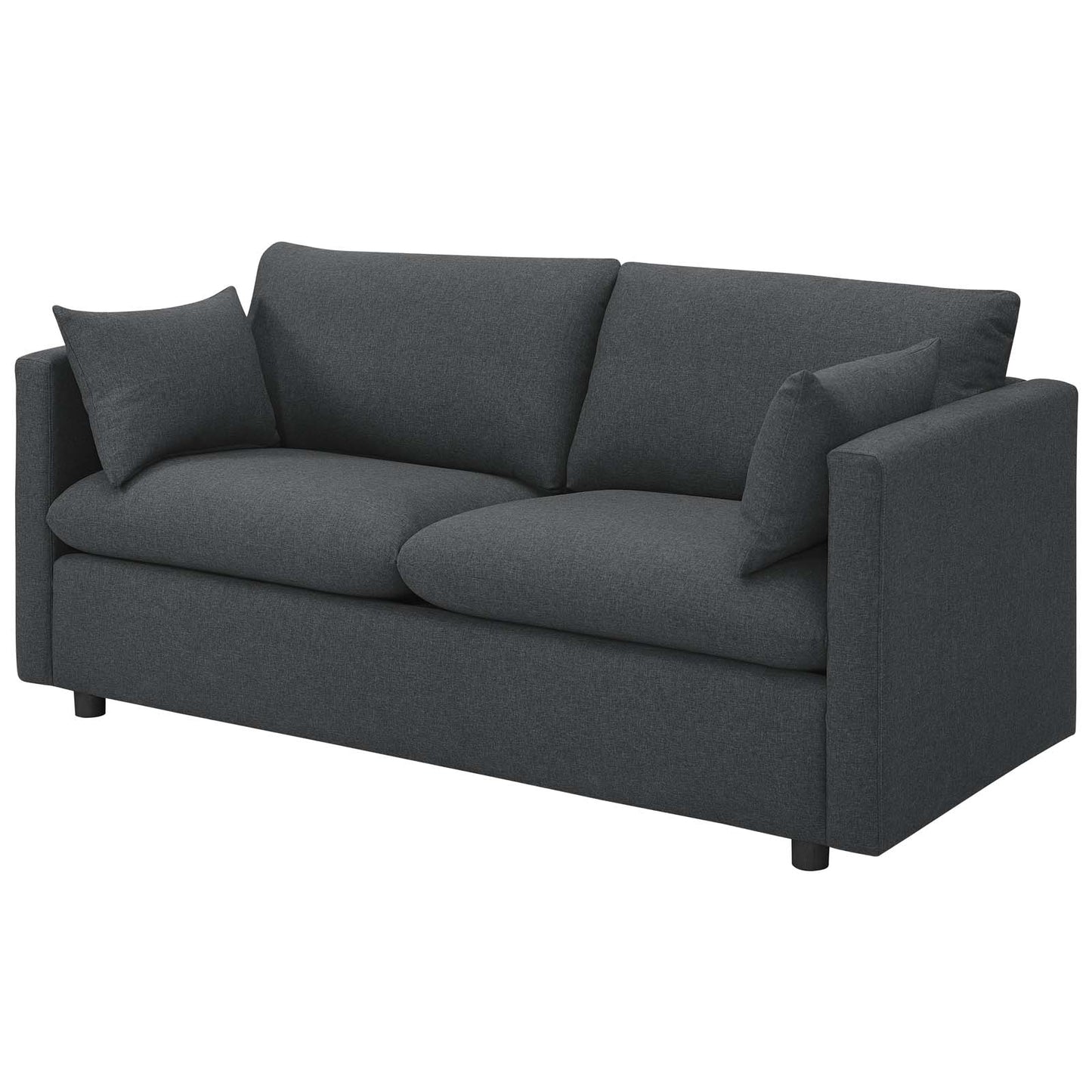 Activate 3 Piece Upholstered Fabric Set, Fabric, Grey Gray, 19129