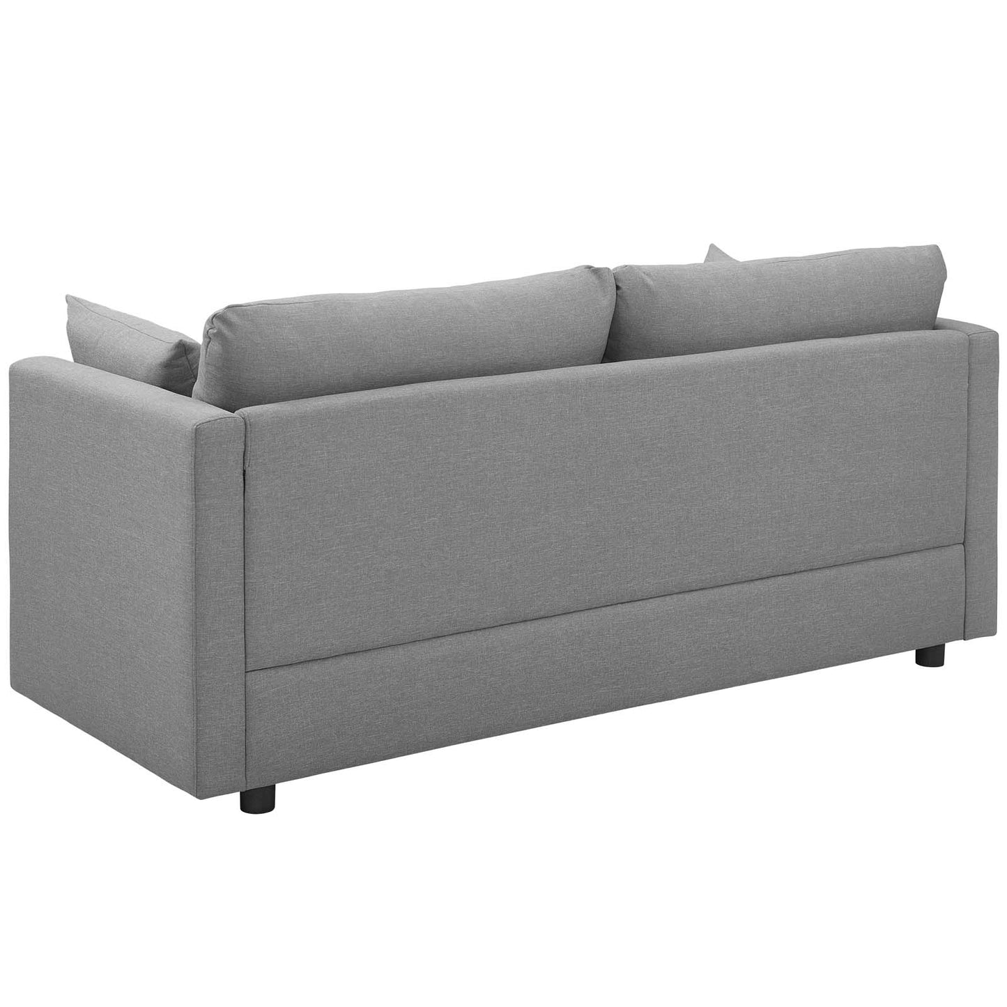 Activate 3 Piece Upholstered Fabric Set, Fabric, Light Grey Gray, 19130