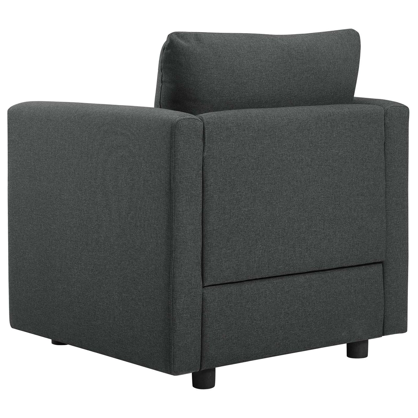 Activate Upholstered Fabric Armchair Set of 2, Fabric, Grey Gray, 19141
