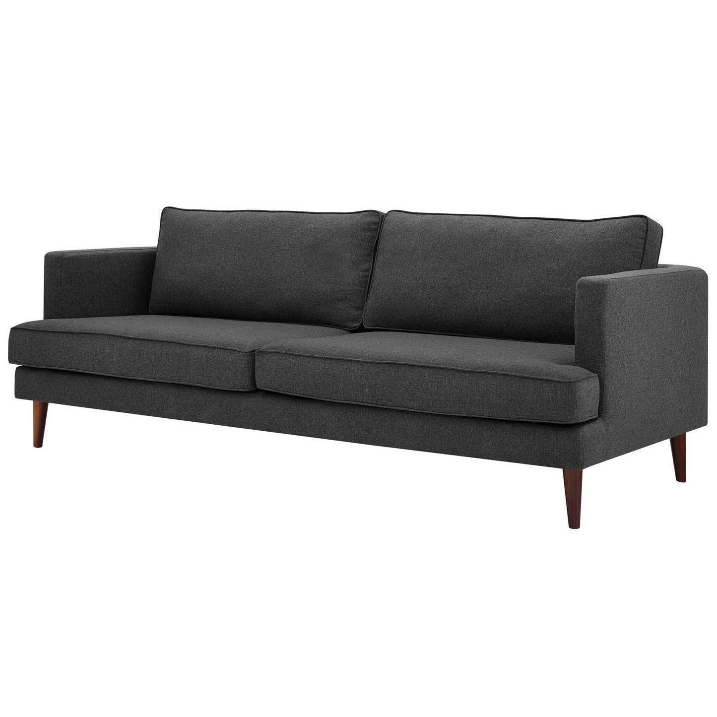 Agile 3 Piece Upholstered Fabric Set, Fabric, Grey Gray, 19154
