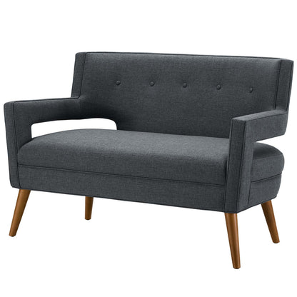 Sheer 3 Piece Upholstered Fabric Set, Fabric, Grey Gray, 19168