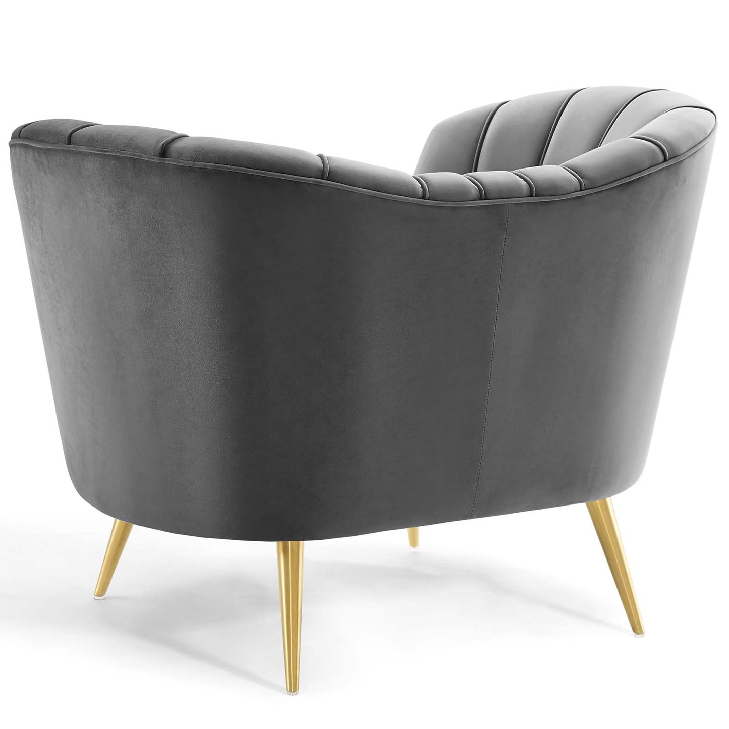 Opportunity Performance Velvet Armchair Set of 2, Velvet, Grey Gray, 19184