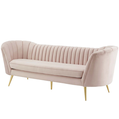 Opportunity 3 Piece Performance Velvet Set, Velvet, Pink, 19192