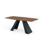 Elevate Dining Table, Wood, Metal Steel, Brown Walnut, 19194