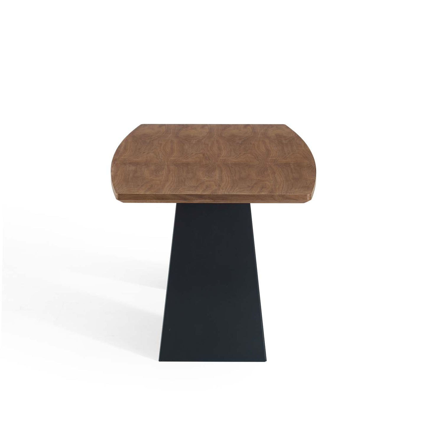 Elevate Dining Table, Wood, Metal Steel, Brown Walnut, 19194