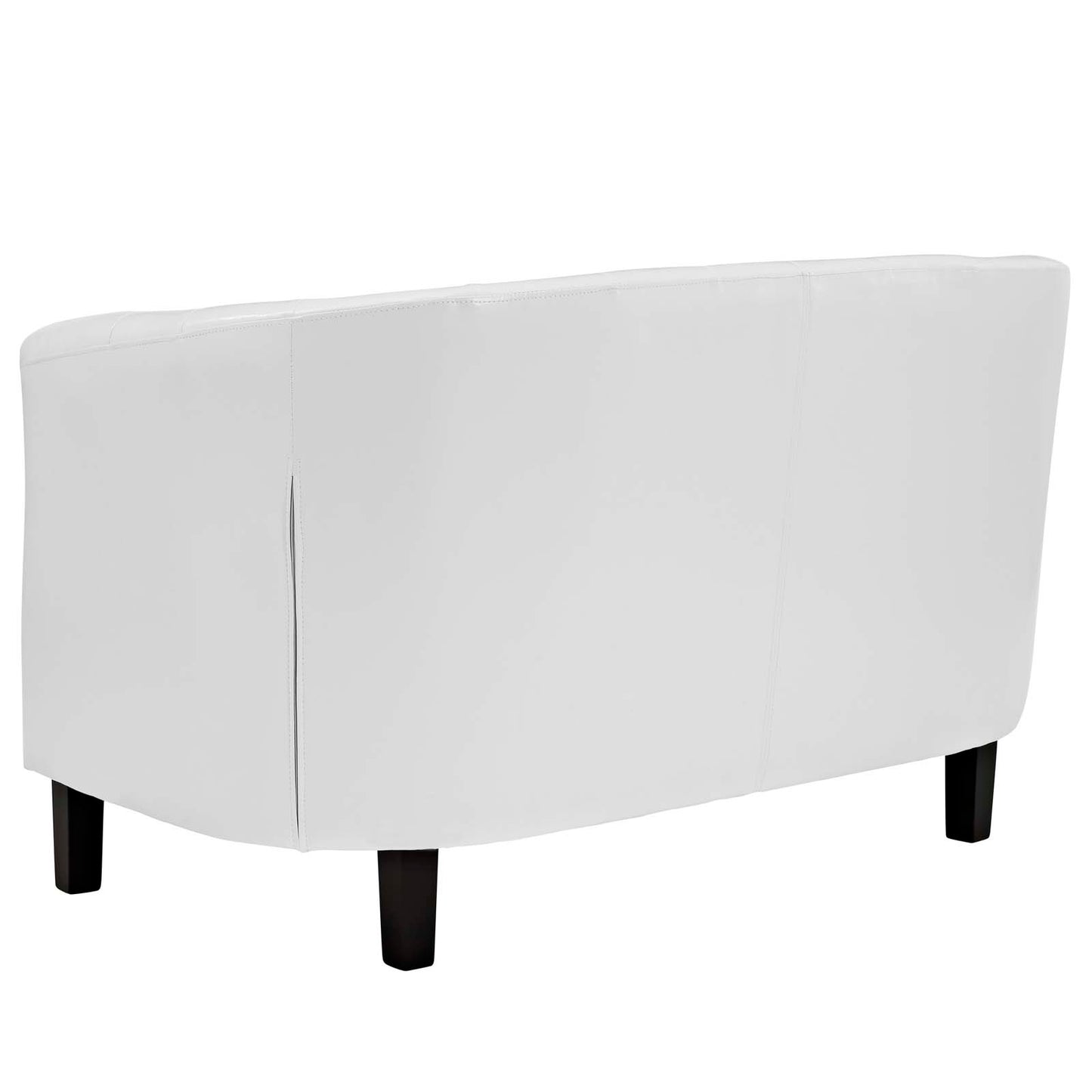 Prospect 3 Piece Upholstered Vinyl Set, Faux Leather, White, 19255