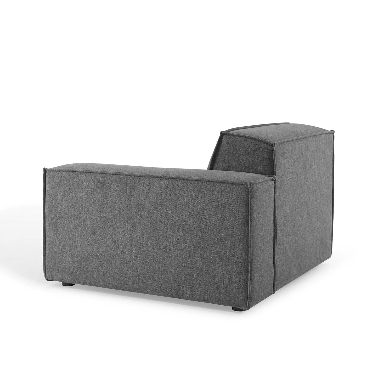 Restore 2-Piece Sectional Sofa, Fabric, Dark Grey Gray, 19258