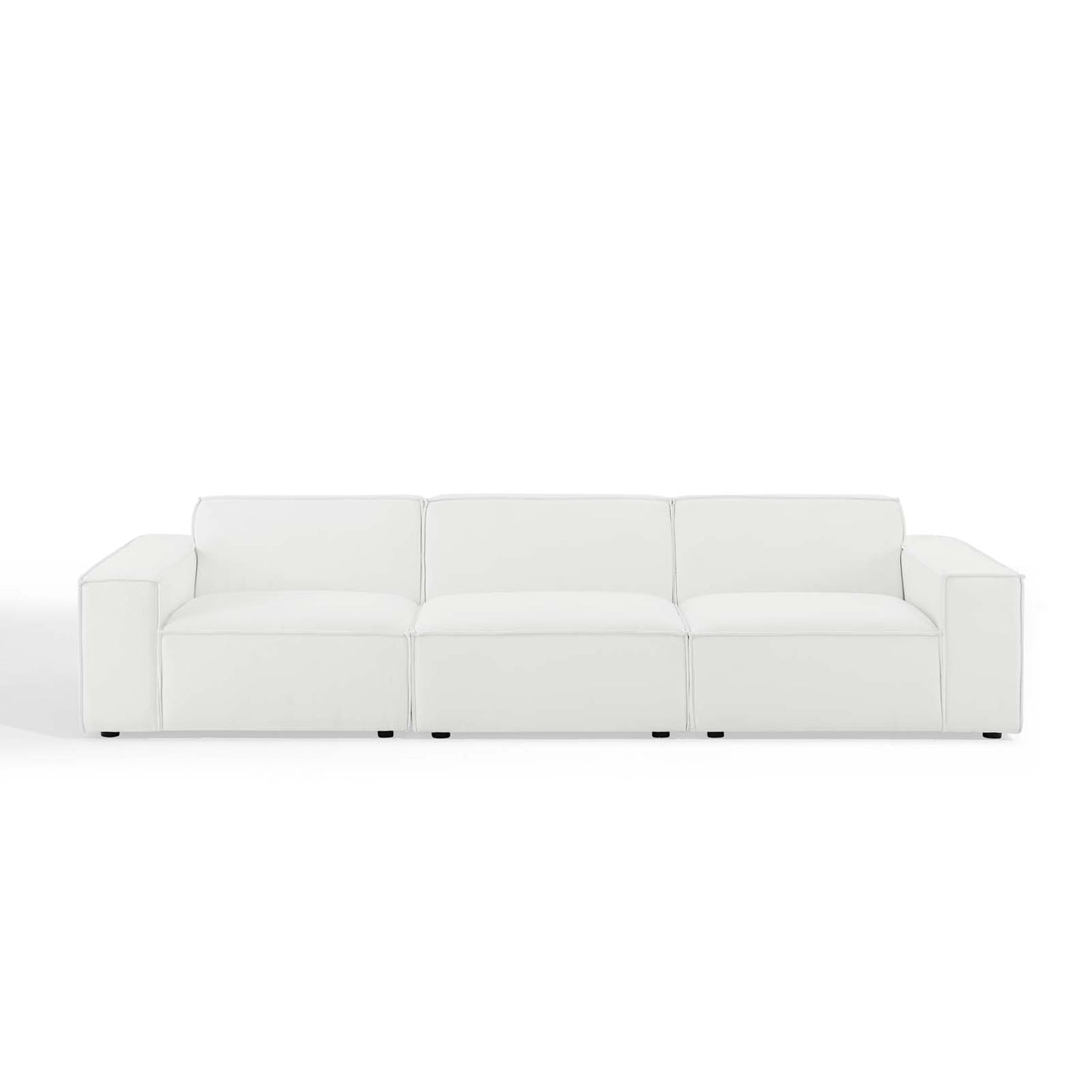 Restore 3-Piece Sectional Sofa, Fabric, White, 19261