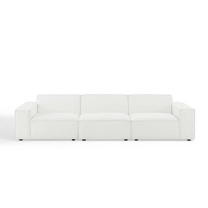 Restore 3-Piece Sectional Sofa, Fabric, White, 19261
