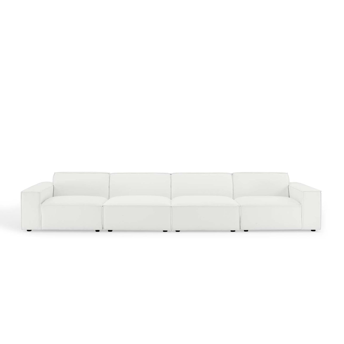 Restore 4-Piece Sectional Sofa, Fabric, White, 19265