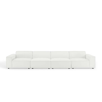 Restore 4-Piece Sectional Sofa, Fabric, White, 19265