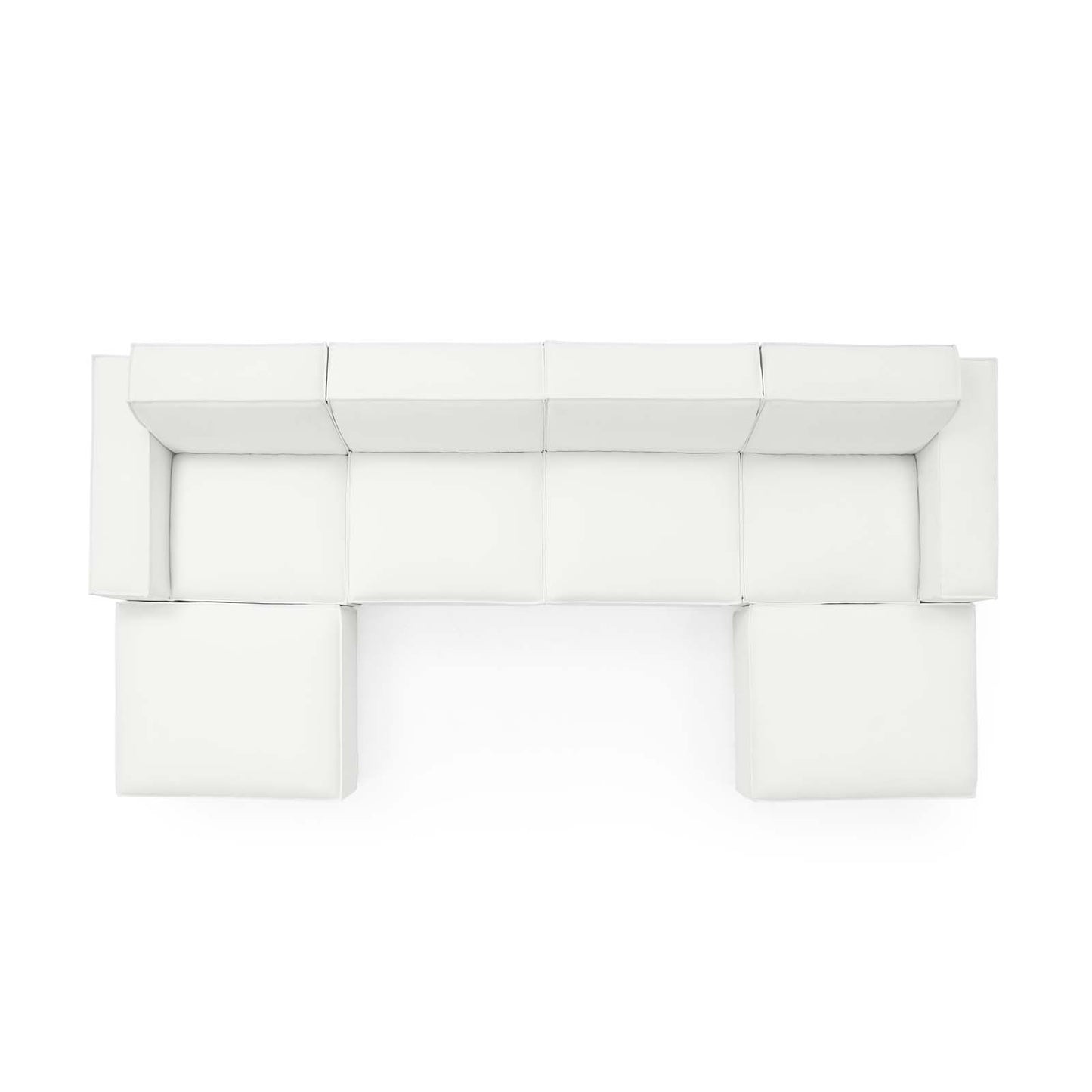 Restore 6-Piece Sectional Sofa, Fabric, White, 19269