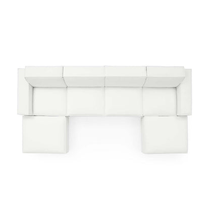 Restore 6-Piece Sectional Sofa, Fabric, White, 19269