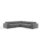 Restore 5-Piece Sectional Sofa, Fabric, Dark Grey Gray, 19270
