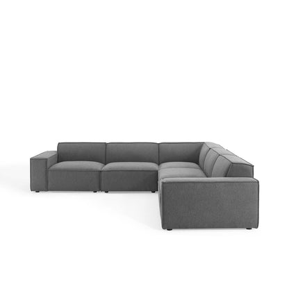 Restore 5-Piece Sectional Sofa, Fabric, Dark Grey Gray, 19270