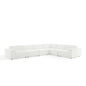 Restore 6-Piece Sectional Sofa, Fabric, White, 19275