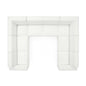 Restore 8-Piece Sectional Sofa, Fabric, White, 19279