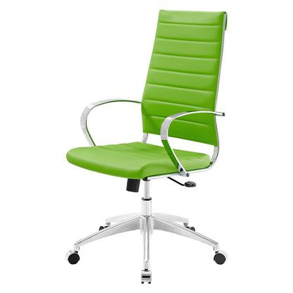 Jive Highback Office Chair, Faux Leather, Green, 19309