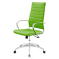 Jive Highback Office Chair, Faux Leather, Green, 19309