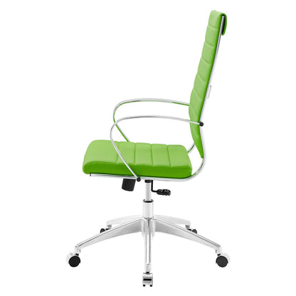 Jive Highback Office Chair, Faux Leather, Green, 19309