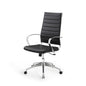 Jive Highback Office Chair, Faux Leather, Black, 19310