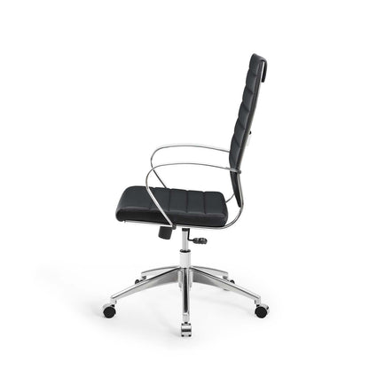 Jive Highback Office Chair, Faux Leather, Black, 19310