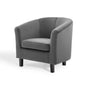 Prospect Performance Velvet Armchair, Velvet, Dark Grey Gray, 19325