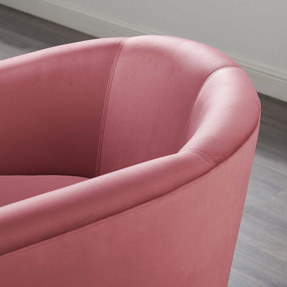 Prospect Performance Velvet Armchair, Velvet, Pink, 19326