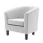 Prospect Performance Velvet Armchair, Velvet, Light Grey Gray, 19328