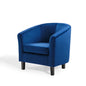 Prospect Performance Velvet Armchair, Velvet, Blue Navy, 19329