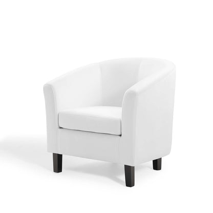 Prospect Performance Velvet Armchair, Velvet, White, 19331