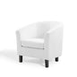 Prospect Performance Velvet Armchair, Velvet, White, 19331