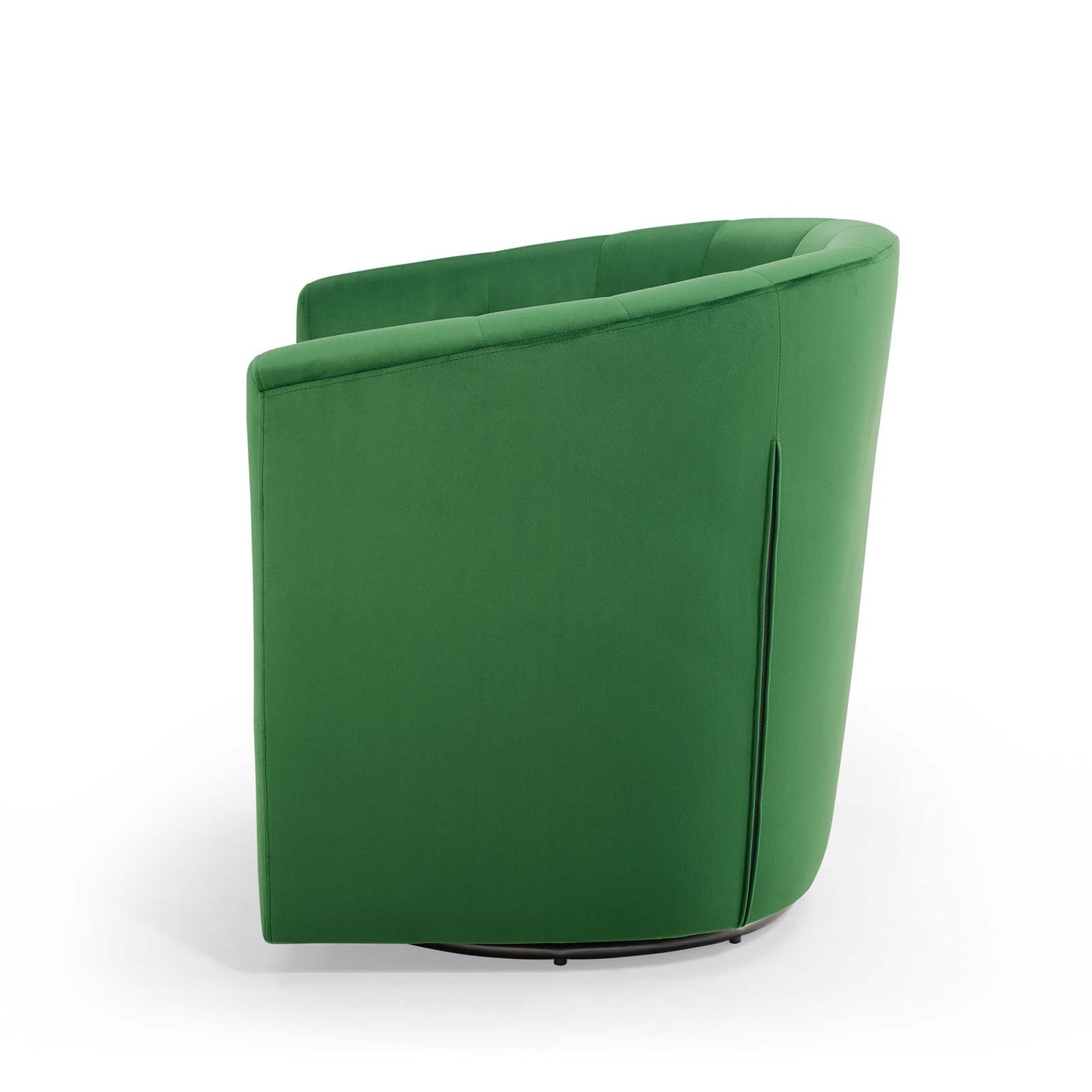 Prospect Tufted Performance Velvet Swivel Armchair, Velvet, Green, 19334
