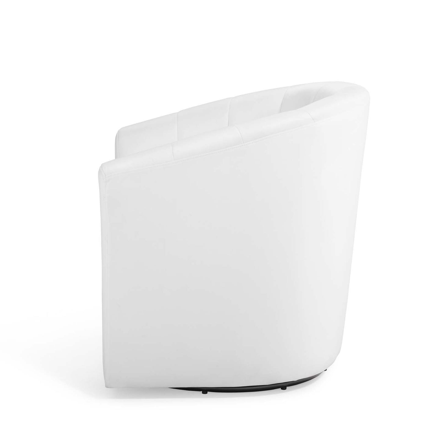 Prospect Performance Velvet Swivel Armchair, Velvet, White, 19345