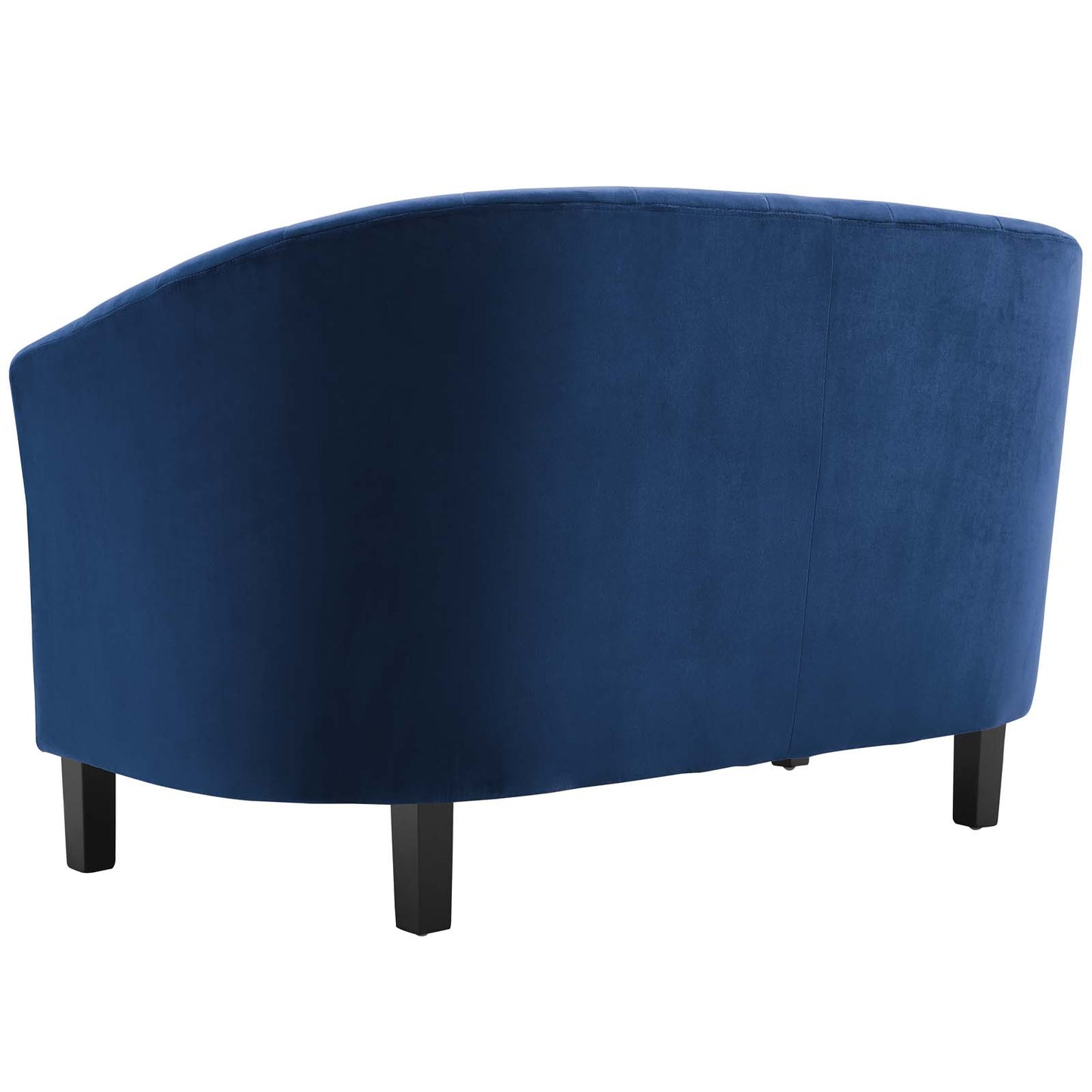 Prospect Channel Tufted 3 Piece Performance Velvet Set, Velvet, Blue Navy, 19372
