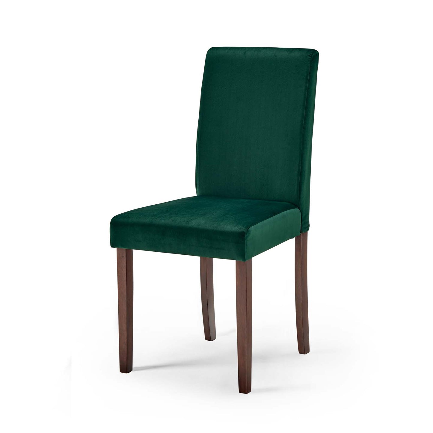 Prosper 7 Piece Upholstered Velvet Dining Set, Velvet, Drak Brown Green, 19479