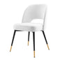 Rouse Performance Velvet Dining Side Chair, Velvet, White, 19538