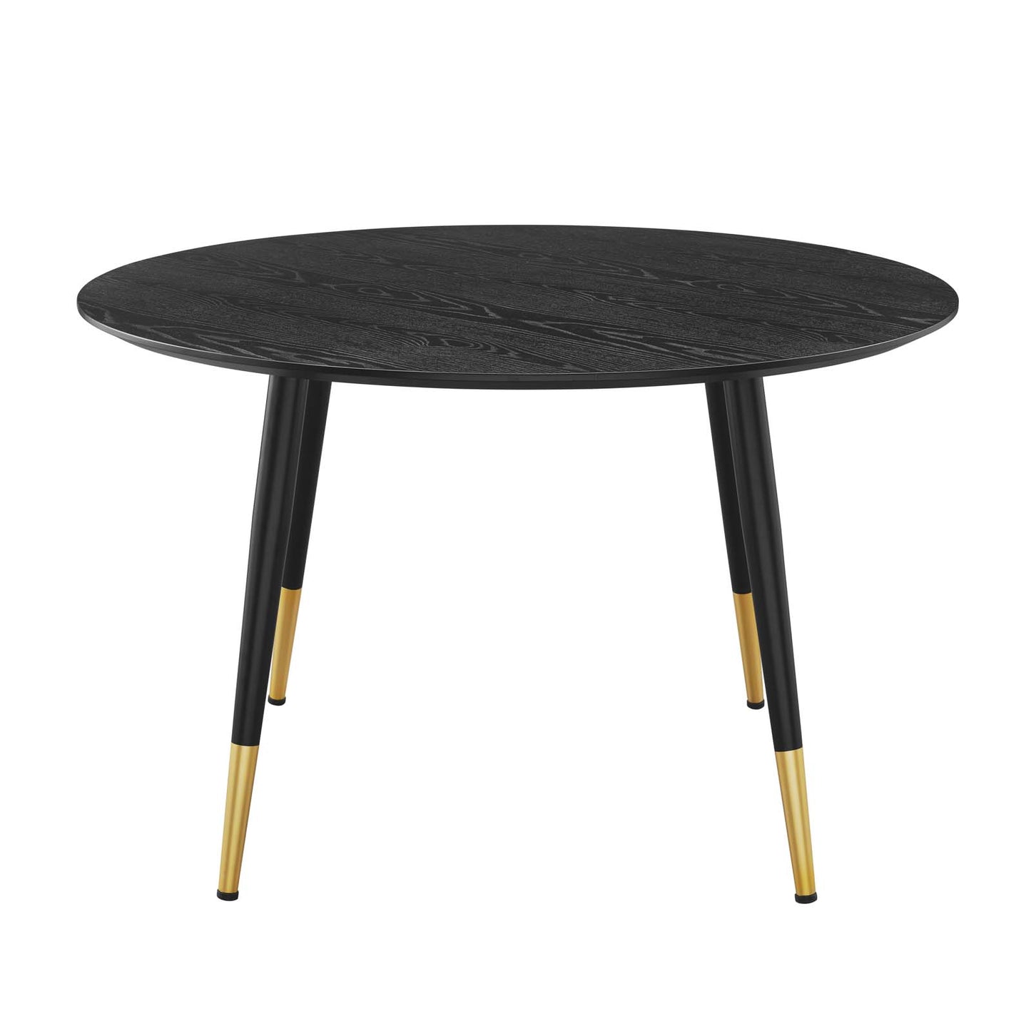 Vigor Round Dining Table, Wood, Black, 19543
