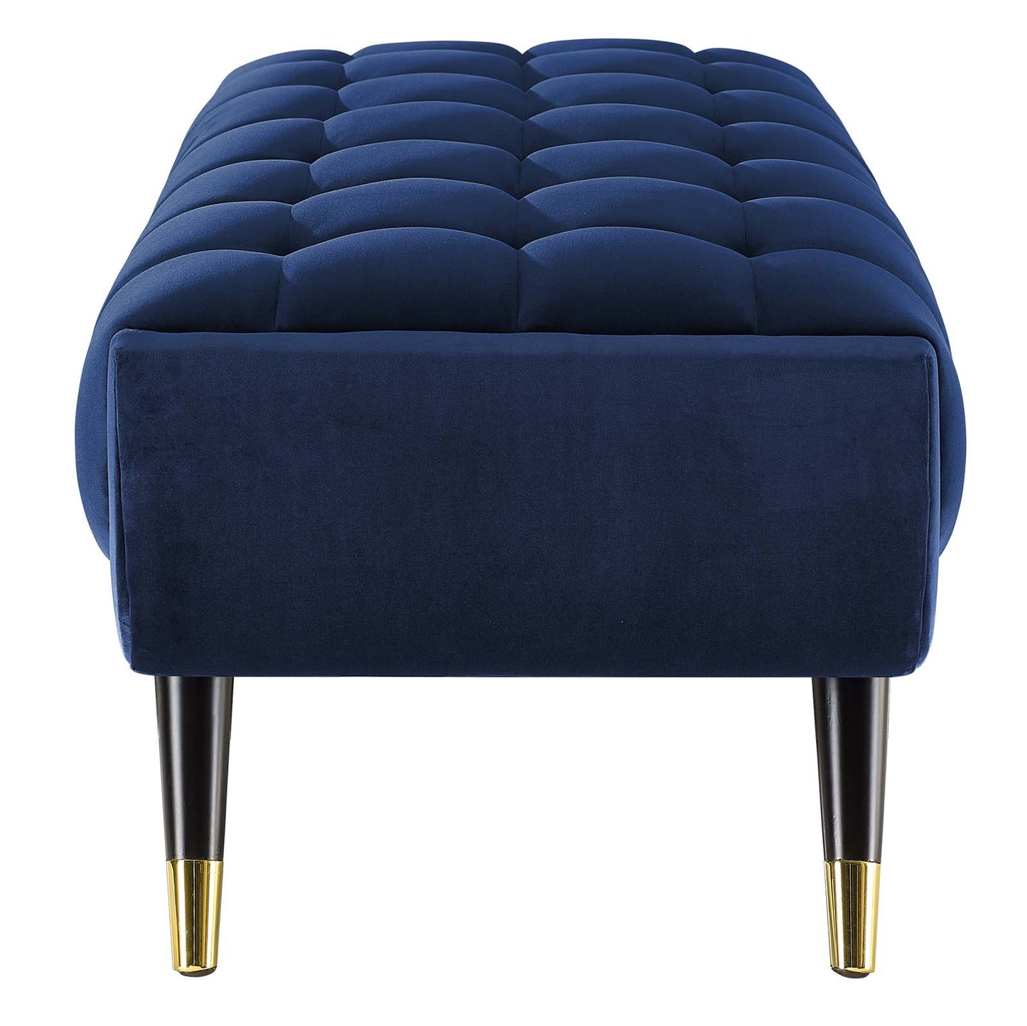 Adept 47.5" Performance Velvet Bench, Velvet, Dark Blue, 19576